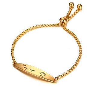 Bransoletka PERSONALIZACJA stal 316L