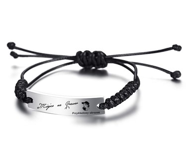 Bransoletka PERSONALIZACJA stal 316L UNISEX