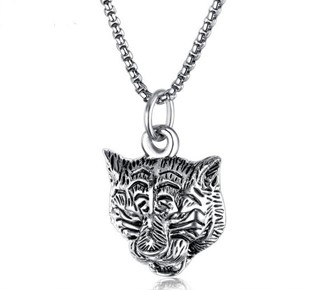Naszyjnik TIGER man stal 316L